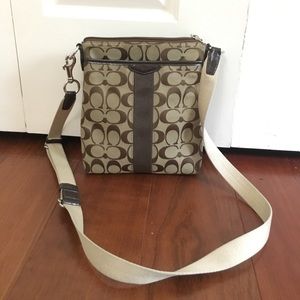 Cross-body Coach purse